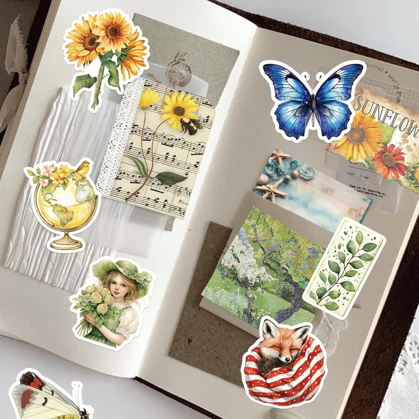 4 in 1 Aesthetic Stickers for Scrapbooks (People Stickers)