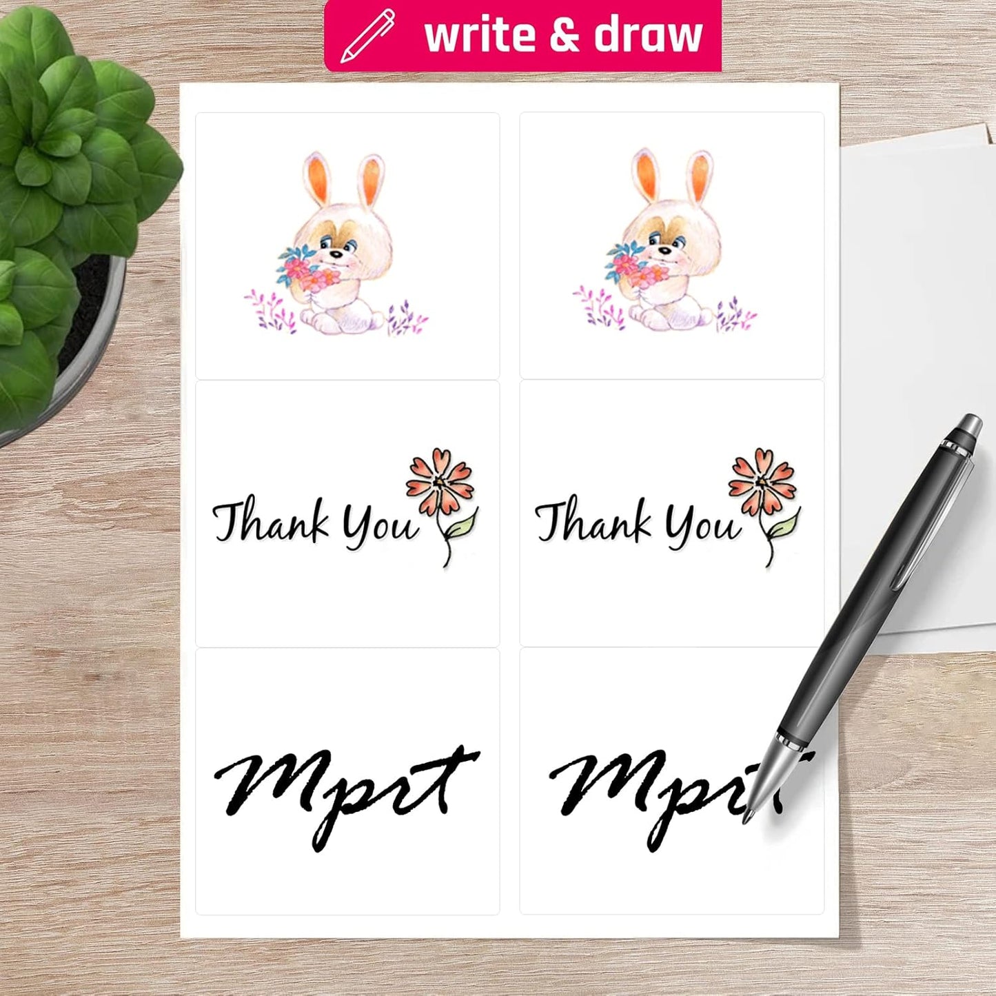 3-1/3" x 4" Shipping Address Labels 600 Label Stickers Paper for Laser/Inkjet Printer 6 per Page Printable Mailing Labels, FBA Box Labels - Matte, 100 Sheets