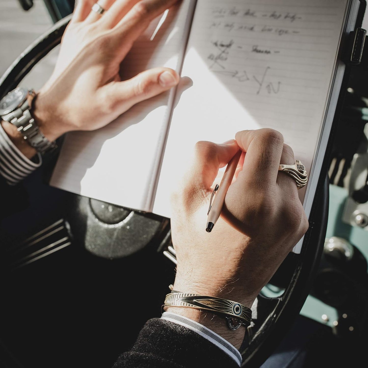 Cross Classic Century Refillable Ballpoint Pen Presented in a Luxury Gift Box - Medium Point, Black Ink, Translucent Blue