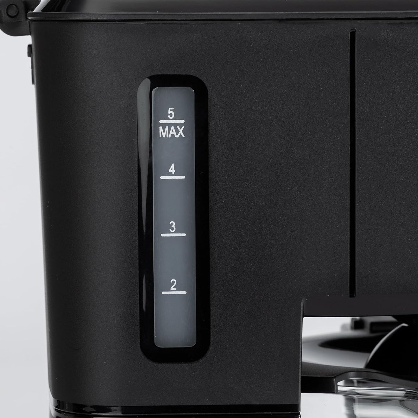 Amazon Basics 5 Cup Drip Coffee Maker, Coffee Machine with Glass Coffee Pot (0.8 Qt), Auto Shut-off, Auto Pause, Removable Filter Basket, Matte Black