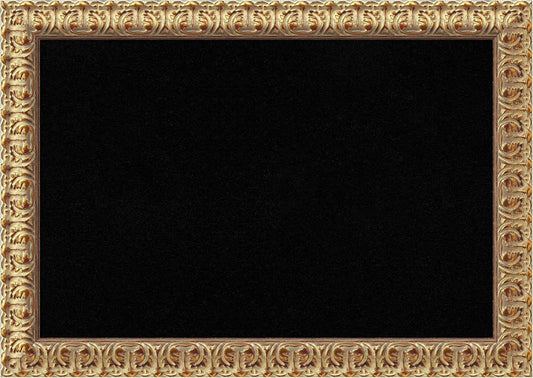 Amanti Art Black Cork Board for Wall, 19x27 Vision Board with Gold Wood Frame, Medium Corkboard Office Decor for Home Organization, Traditional Corkboard Pinboard to display items for home