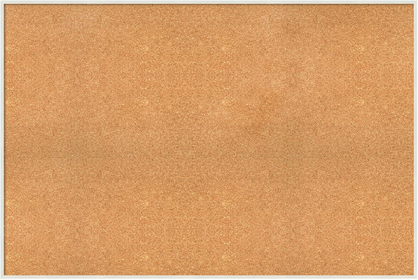 Amanti Art Natural Cork Board for Wall, 33x49 Vision Board with White Frame, Oversize Corkboard Office Decor for Home Organization, Modern Corkboard Pinboard to Display Items for Home Organization in