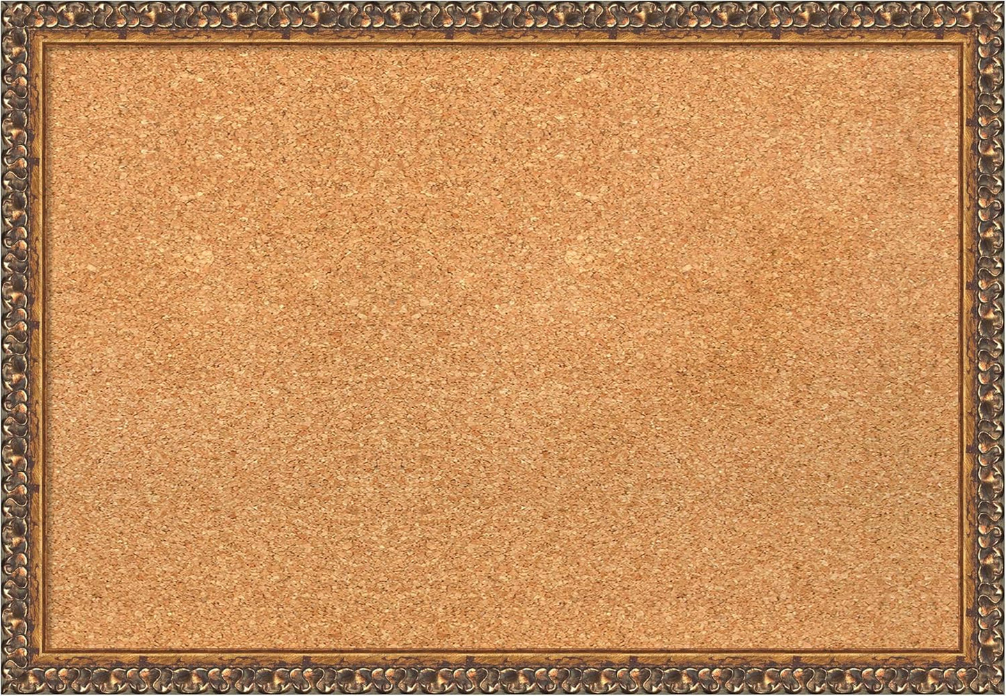 Amanti Art Natural Cork Board for Wall, 18x26 Vision Board with Bronze Frame, Medium Corkboard Office Decor for Home Organization, Traditional Corkboard Pinboard to Display Items for Home