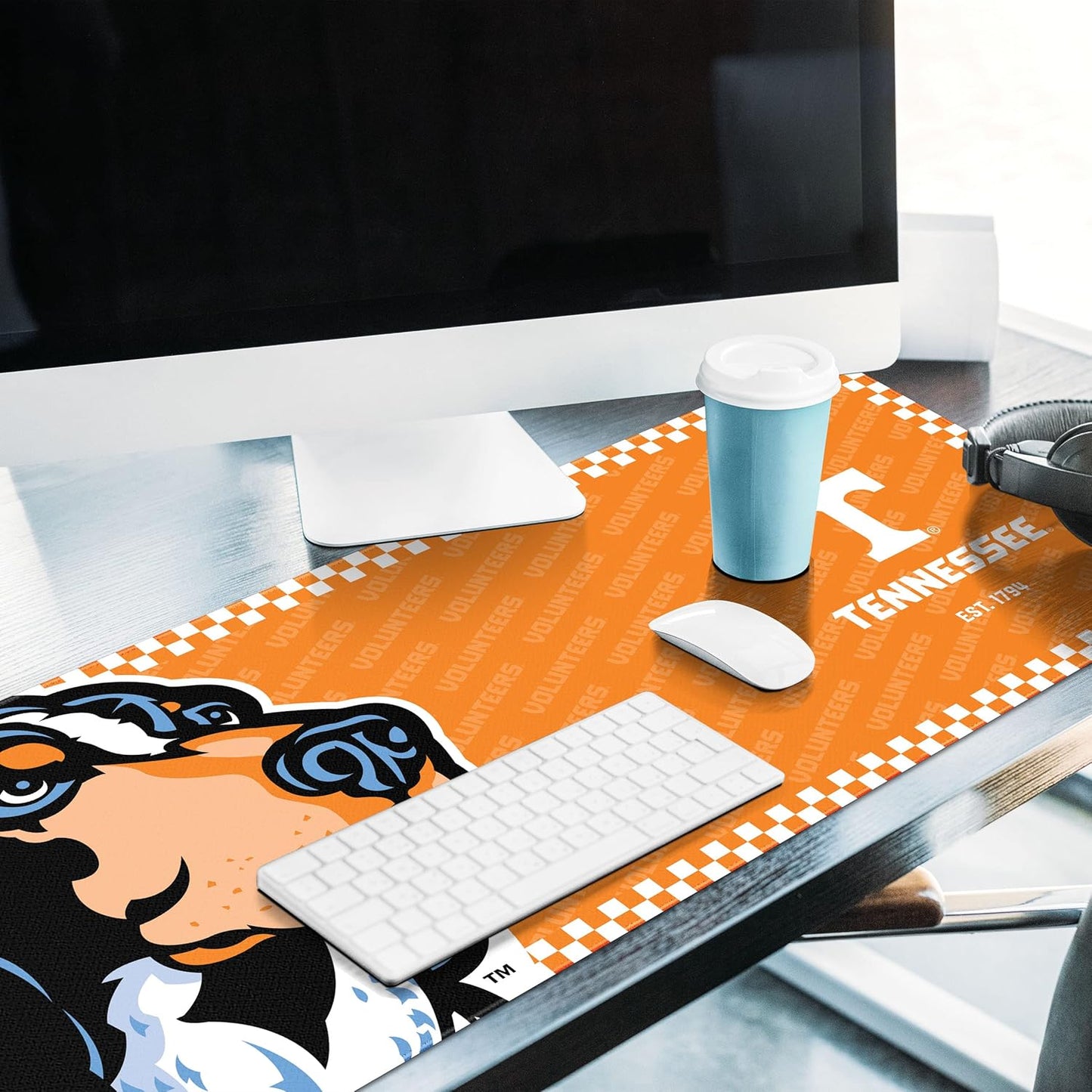 YouTheFan NCAA Tennessee Volunteers Logo Series Desk Pad