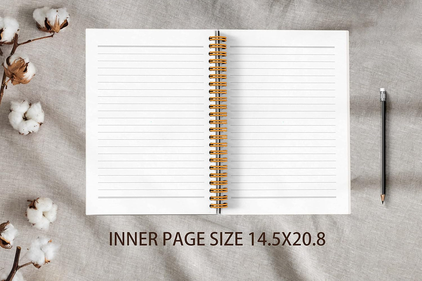 VNWEK Abstract Boho Sun Sunrise Sunset Sunshine Spiral Notebook Journal 5.5×8.3 Inch,Boho Mid-Century Modern Art Lined Hardcover Spiral Notebook for Work Notes Journaling,Boho Gifts for Women Girls