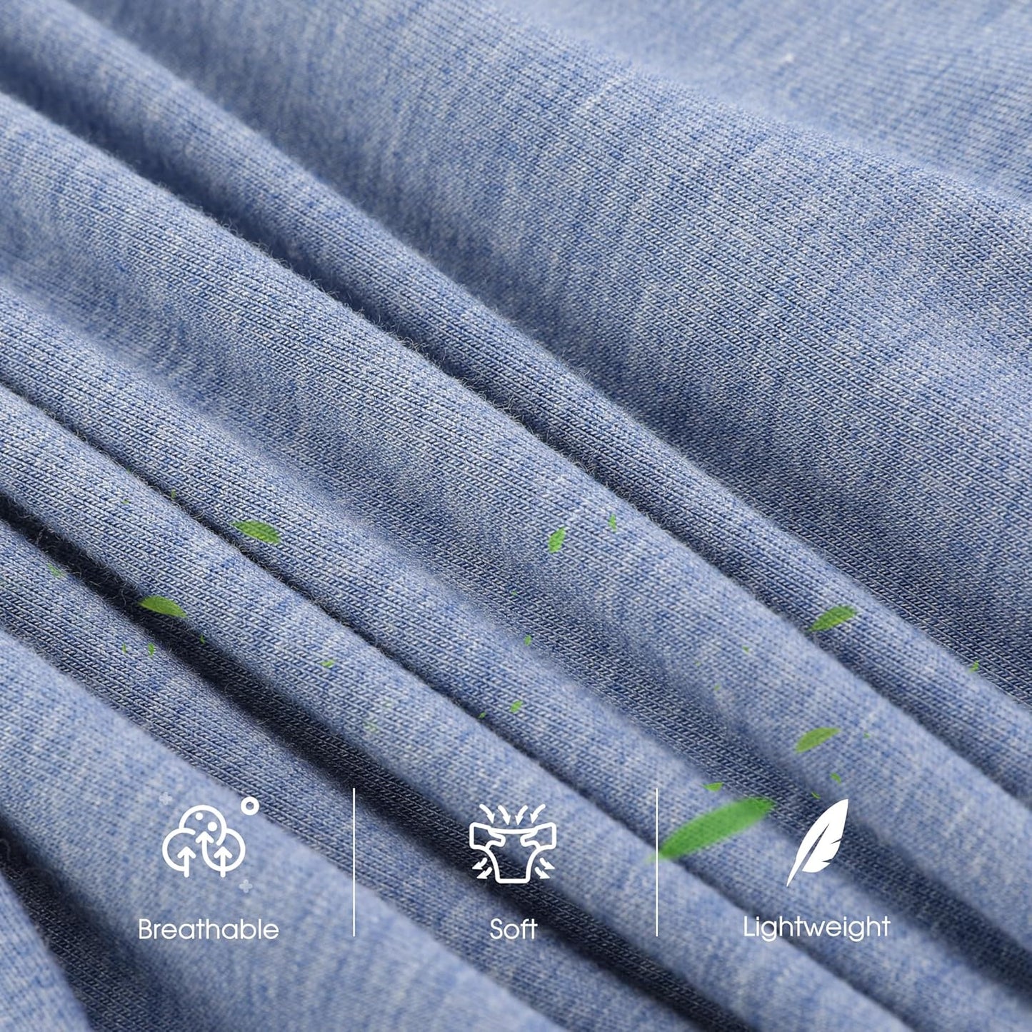 BAMBOO COOL Men's Ultra Breathable Underwear,No Riding Up Boxer Briefs with ComfortFlexible Waistband,Multipack