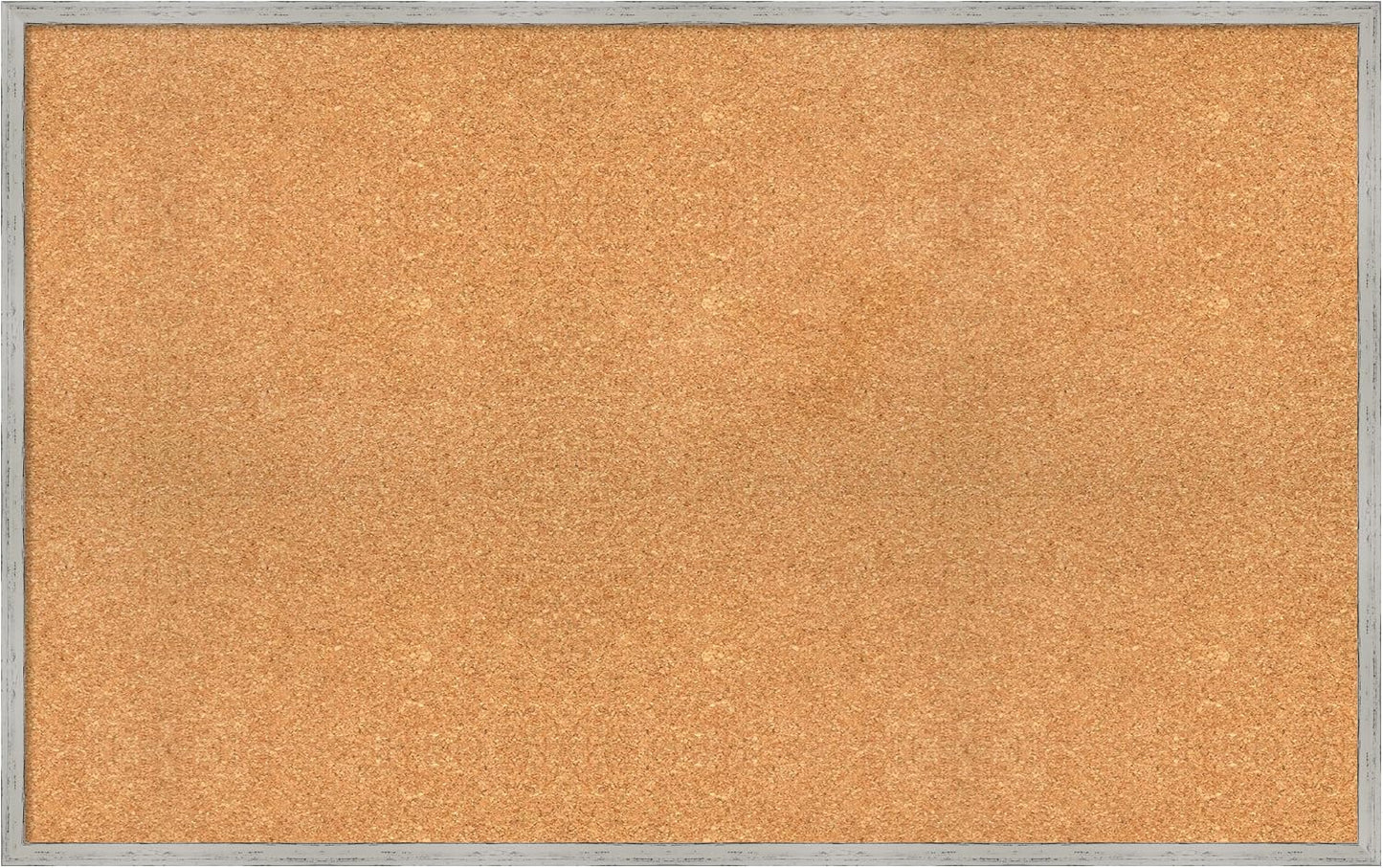 Amanti Art Natural Cork Board for Wall, 27x43 Vision Board with White Frame, Oversize Corkboard Office Decor for Home Organization, Cottage Corkboard Pinboard to Display Items for Home Organization