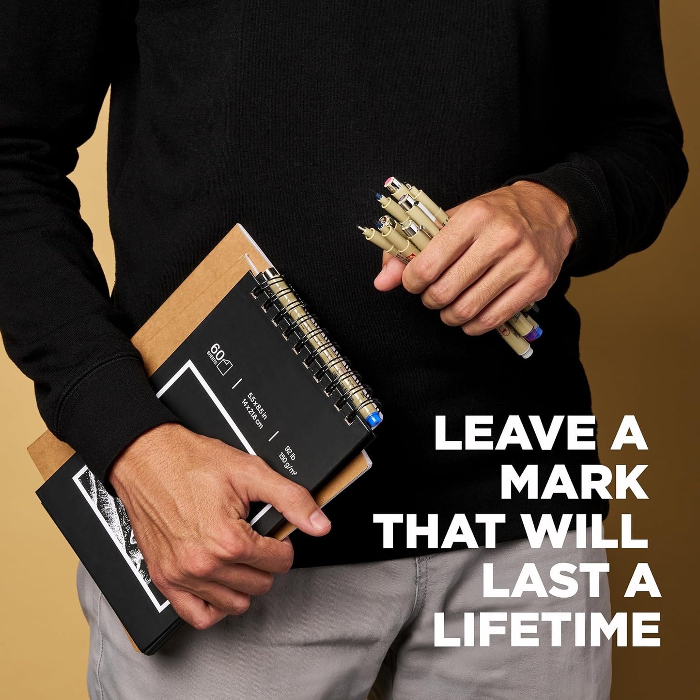 SAKURA Pigma Micron Fineliner Pens - Archival Black & Colored Ink Pens - For Writing, Drawing, or Journaling - Black & Colored Ink - 05 Point Size - 6 Pack