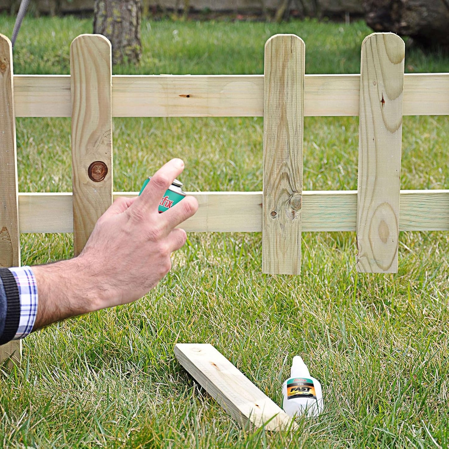 Akfix 705 Spray Adhesive Activator - Cyanoacrylate Super Glue Accelerator Spray for Plastic, Metal, Wood & PVC, CA Glue Activator - Only Activator | 6.76 fl oz 2 Pack