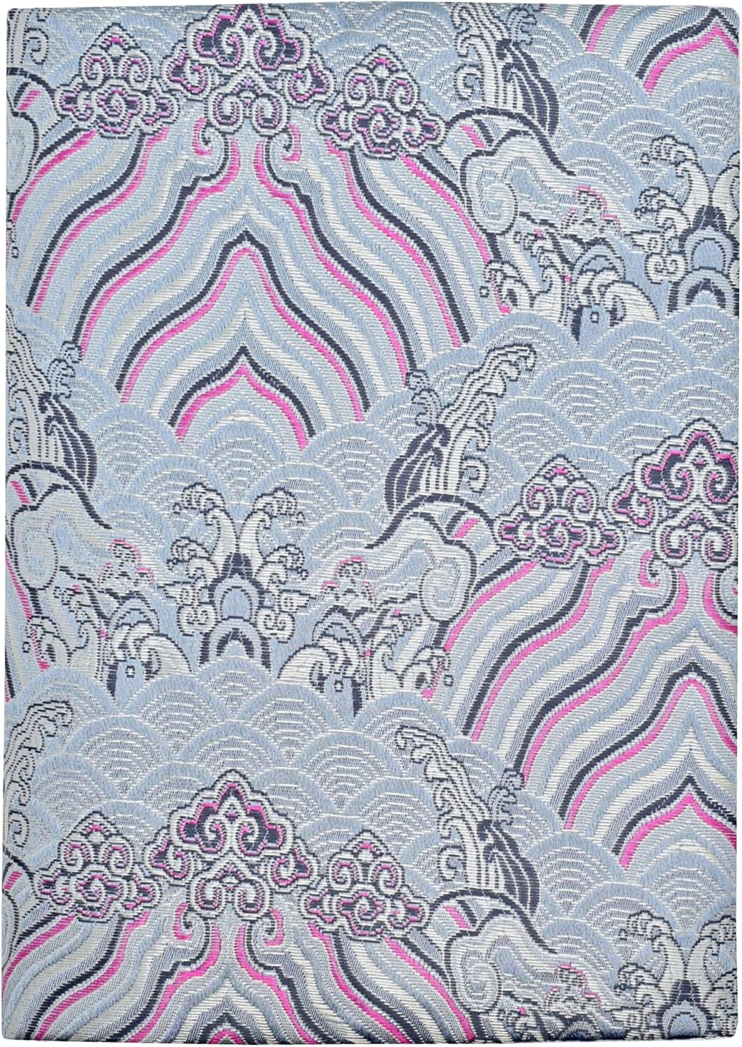 BLBMH A5 Book Covers with Bookmarks Adjustable Fabric Paperbacks Book Cover for Privacy Hardcover Softcover Novels Notebook Protector Fit for 5.5x8.3 inch - Chinese Grey