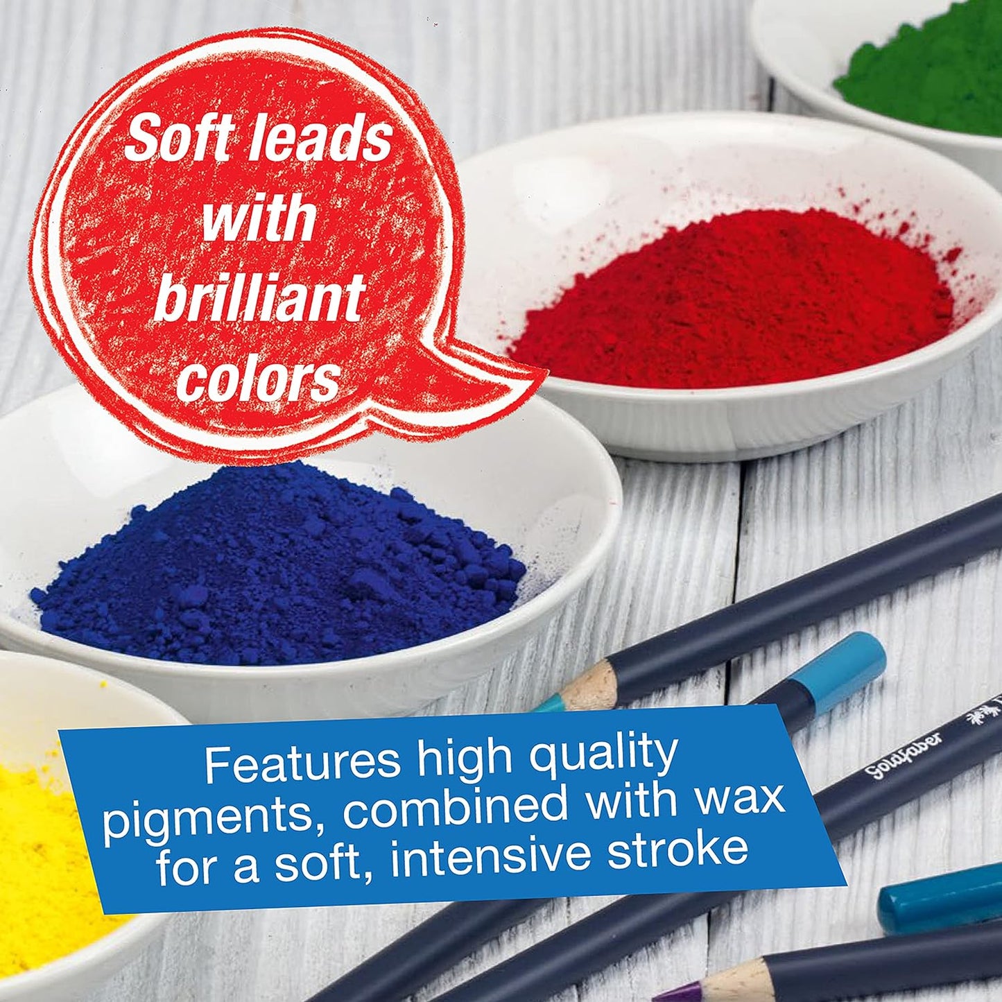 Faber-Castell Goldfaber Color Pencils Tin Set, 24ct.