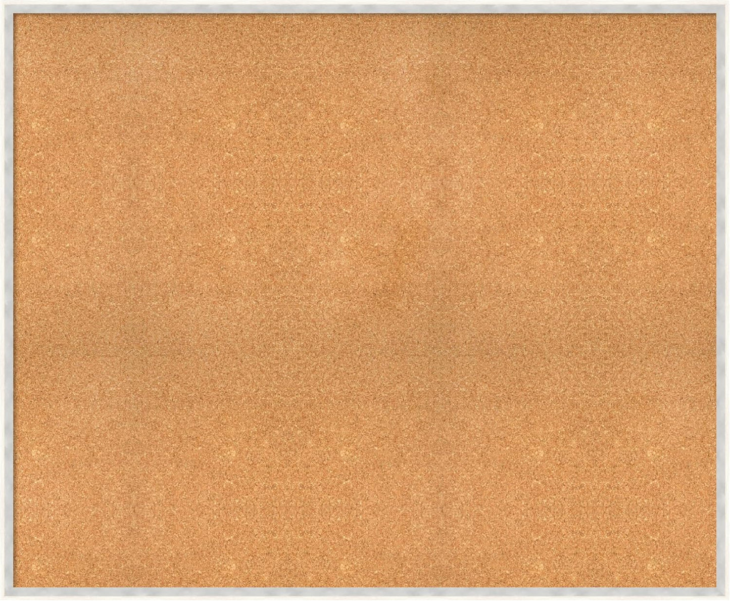 Amanti Art Natural Cork Board for Wall, 37x45 Vision Board with White Frame, Oversize Corkboard Office Decor for Home Organization, Modern Corkboard Pinboard to Display Items for Home Organization in