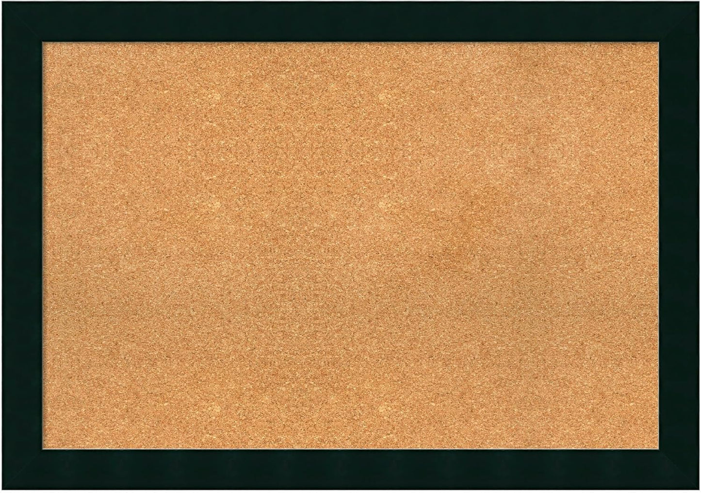 Amanti Art Natural Cork Board for Wall, 28x40 Vision Board with Black Wood Frame, Large Corkboard Office Decor for Home Organization, Modern Contemporary Corkboard Pinboard to display items for home