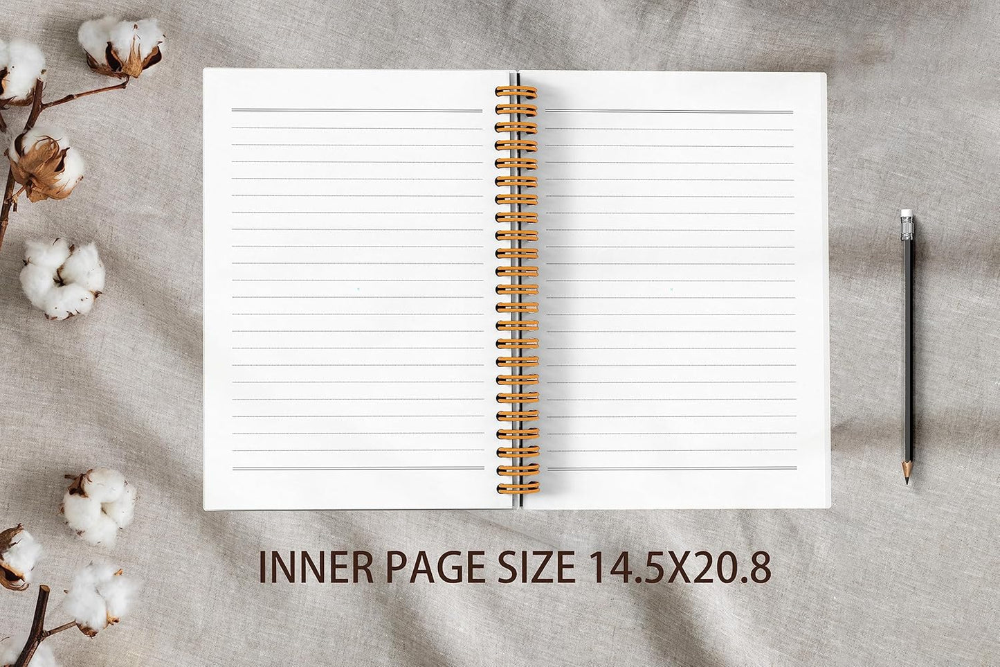 VNWEK Bible Scripture 1 Corinthians 13:4-8 Love Never Fails Spiral Notebook Journal 5.5 x 8.3 inches,Christian Lined Hardcover Spiral Notebook,Inspirational Christian Gifts for Women Men Faith Teens