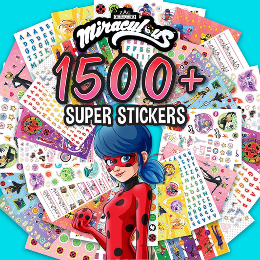 Miraculous 1500+ Super Stickers by Horizon Group USA
