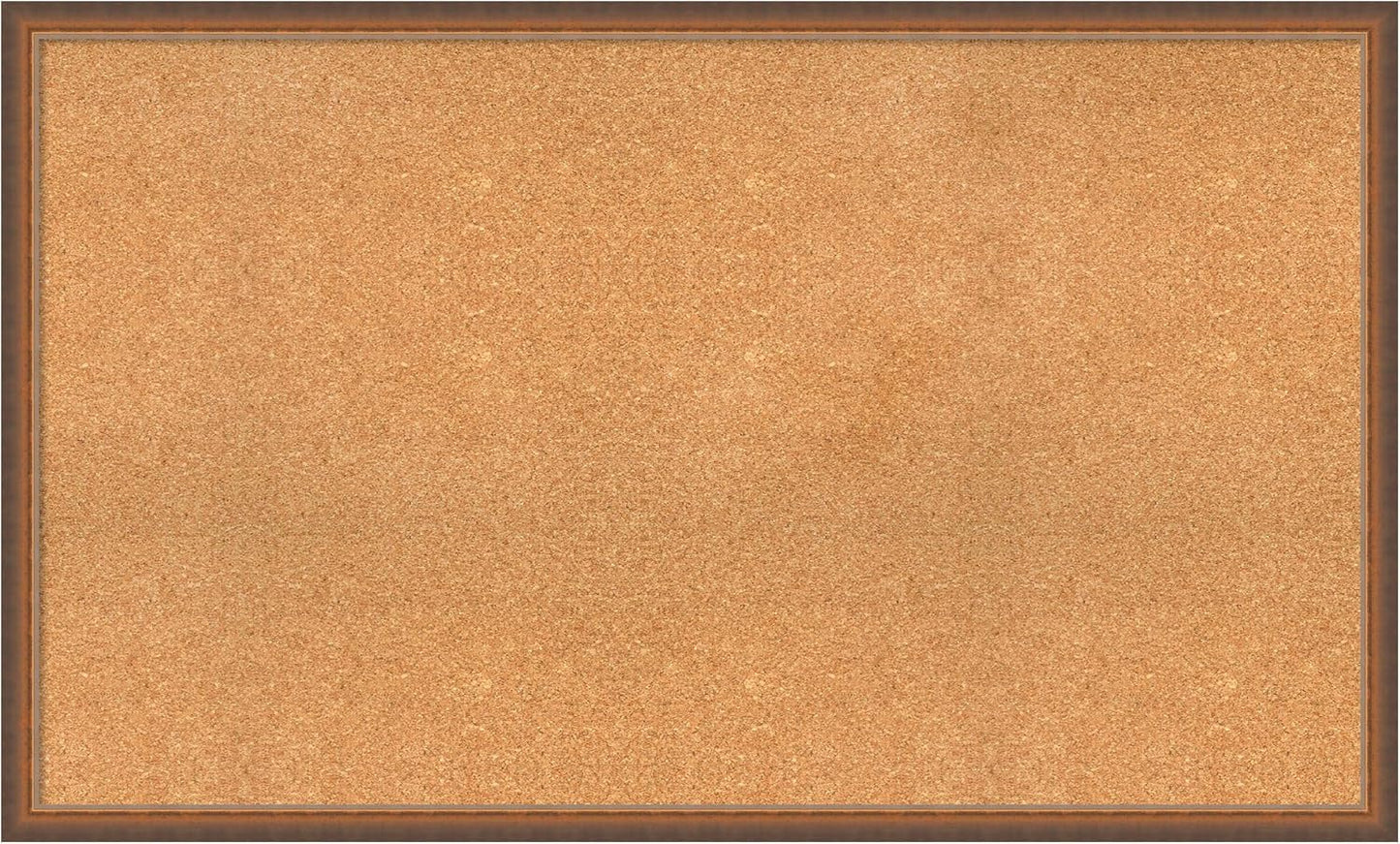 Amanti Art Natural Cork Board for Wall, 30x50 Vision Board with Bronze Frame, Oversize Corkboard Office Decor for Home Organization, Modern Corkboard Pinboard to Display Items for Home Organization