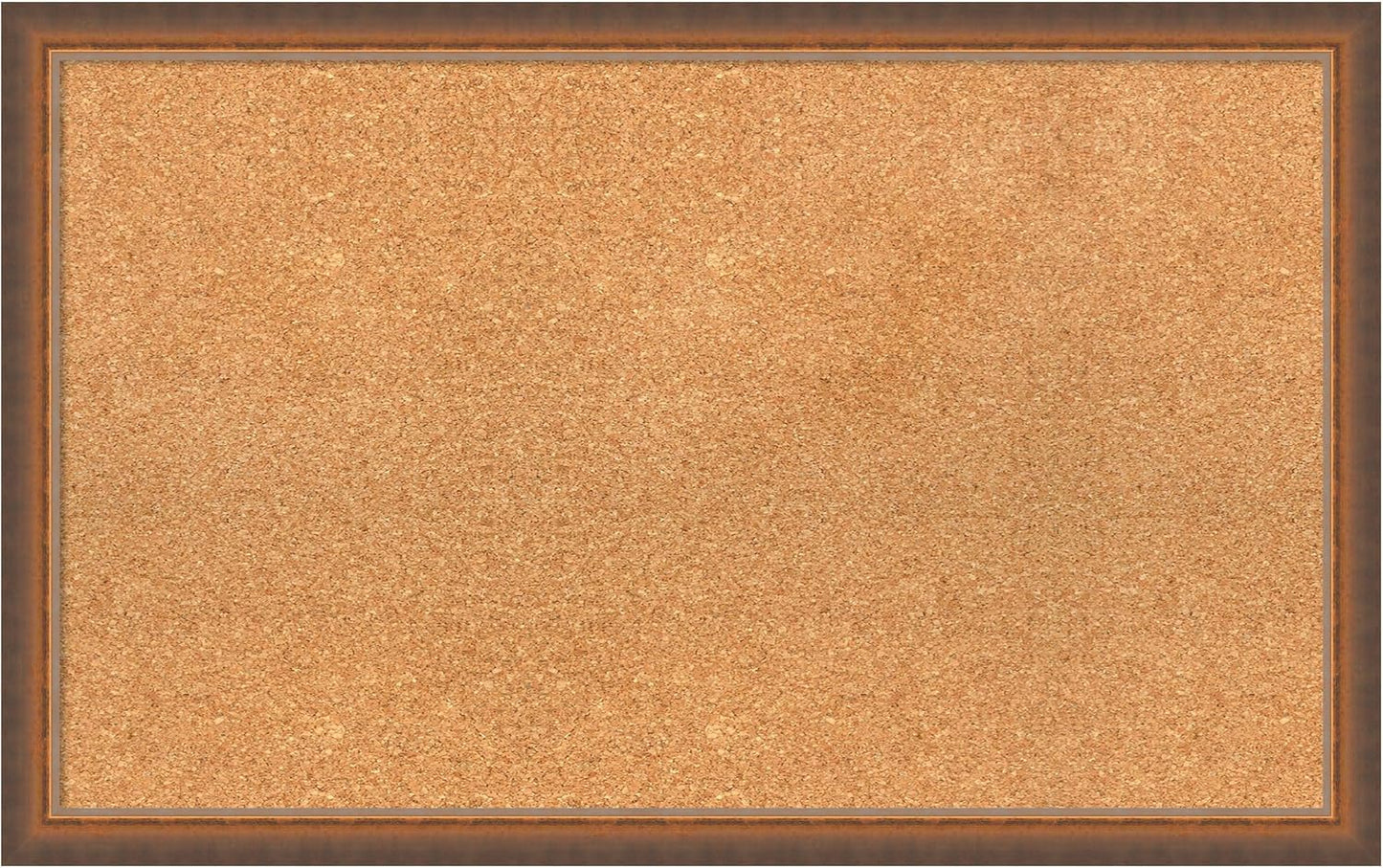 Amanti Art Natural Cork Board for Wall, 20x32 Vision Board with Bronze Frame, Medium Corkboard Office Decor for Home Organization, Modern Corkboard Pinboard to Display Items for Home Organization in
