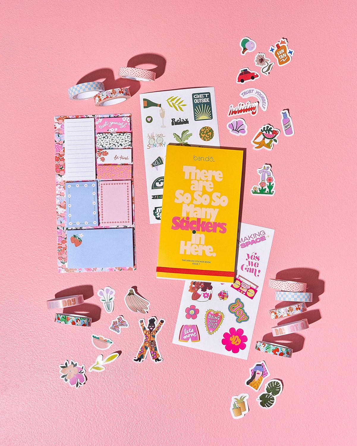 ban.do Sticker Book with Over 700 Assorted Stickers and 35 Sheets with Fun/Colorful/Aesthetic Pack for Scrapbooking Planners or Journals, Issue 7