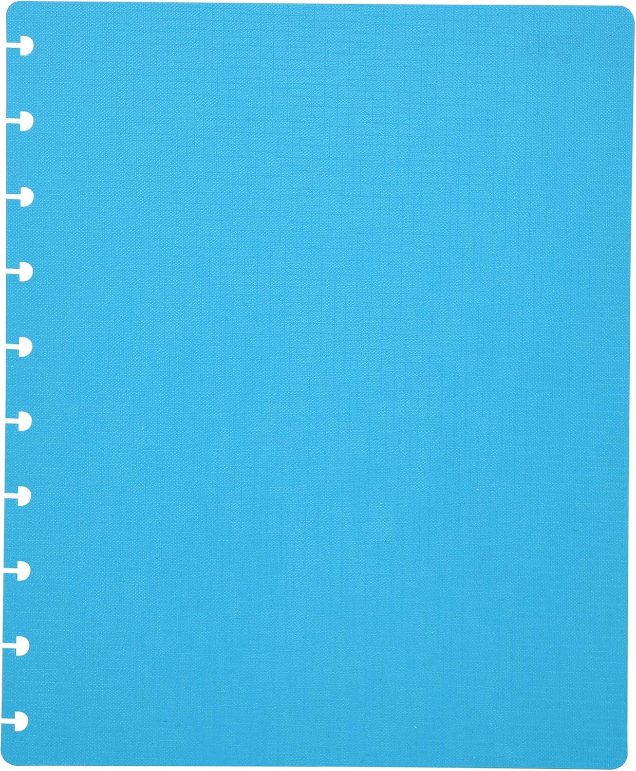 Talia Discbound Notebooks, Planner, Customizable, (Energetic Turquoise, Midsize (7.5in x 9.75in))