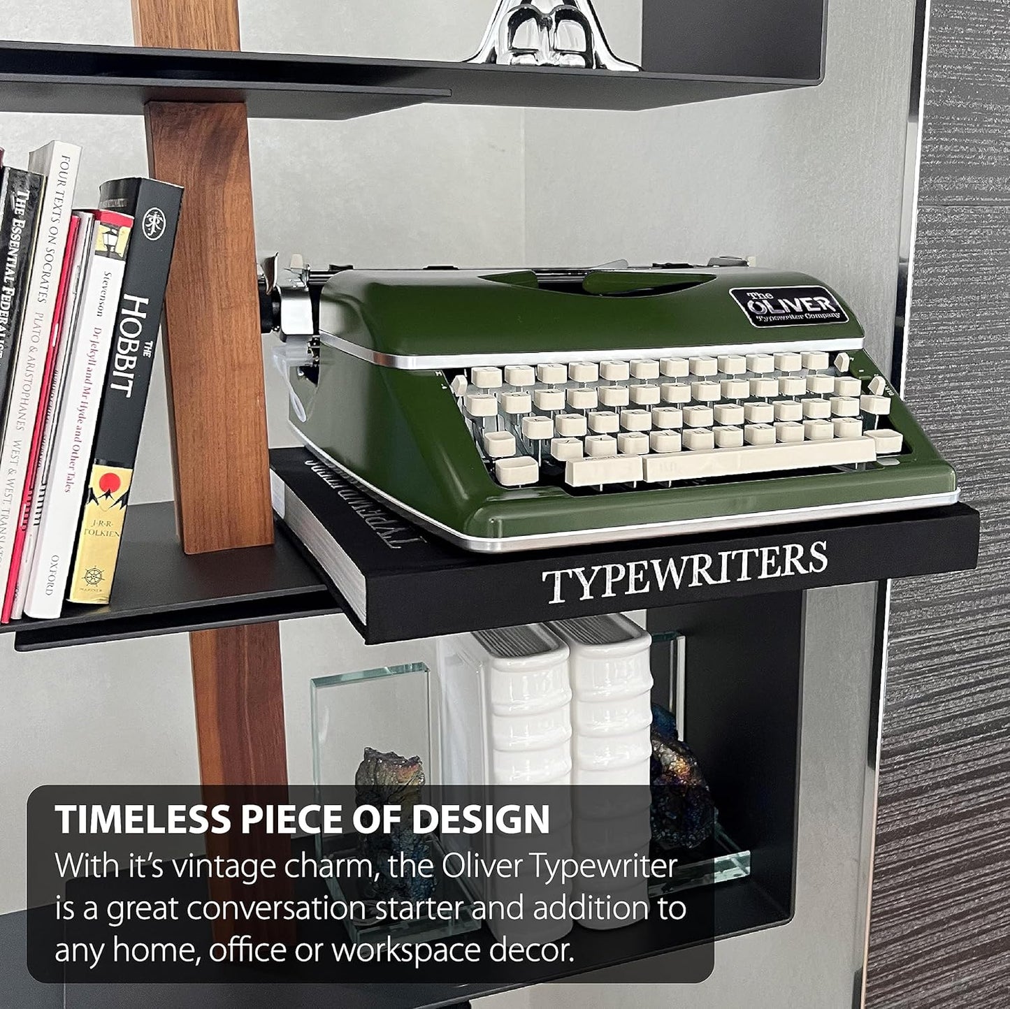 Timeless Manual Typewriter, Olive