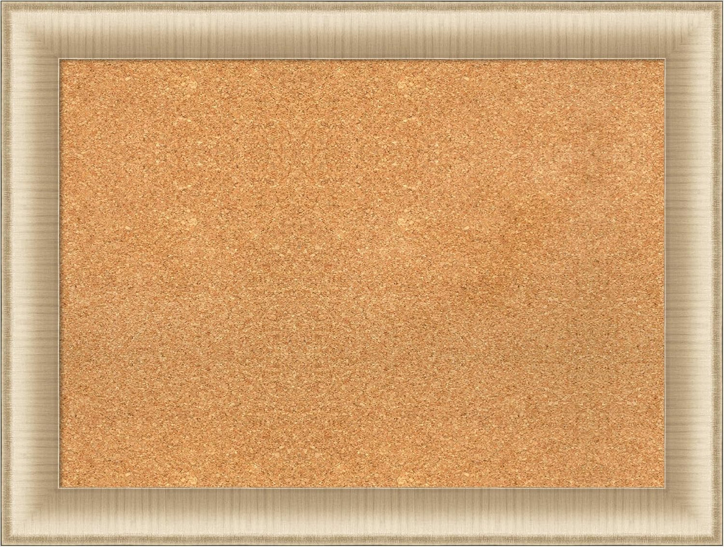 Amanti Art Natural Cork Board for Wall, 25x33 Vision Board with Gold Frame, Medium Corkboard Office Decor for Home Organization, Casual Corkboard Pinboard to display items for home organization