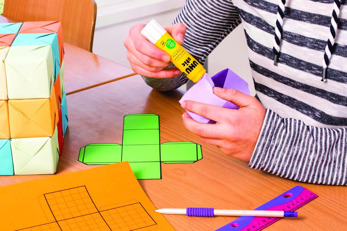 Uhu Stic, All Purpose Glue Stick, Washable, Permanent, for School, Crafts, Scrapbooking, Pack of 24 .29 oz Sticks, 99648