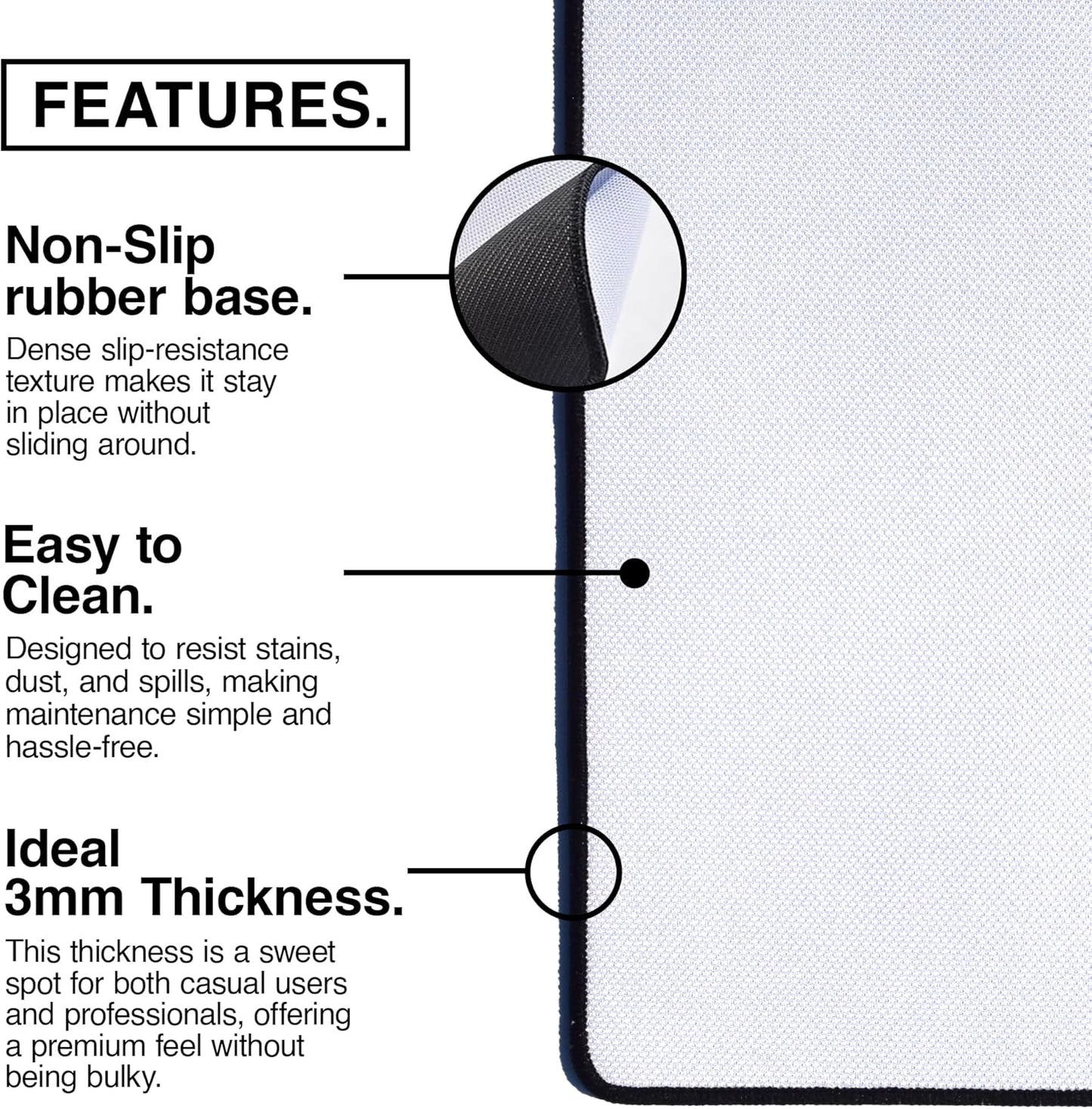 MPCO. Dark Fantasy Large Gaming Desk Pad - 36" x 17" Duraglyde Fabric Spring Castle Desk Mats - Non-slip, Washable, Smooth Glide for Precision Gaming & Work