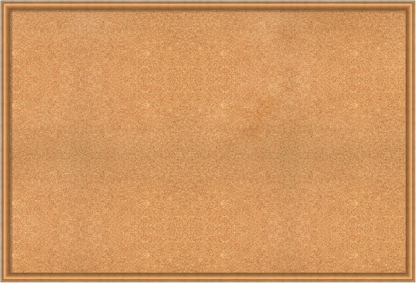 Amanti Art Natural Cork Board for Wall, 34x50 Vision Board with Bronze Frame, Oversize Corkboard Office Decor for Home Organization, Casual Corkboard Pinboard to Display Items for Home Organization