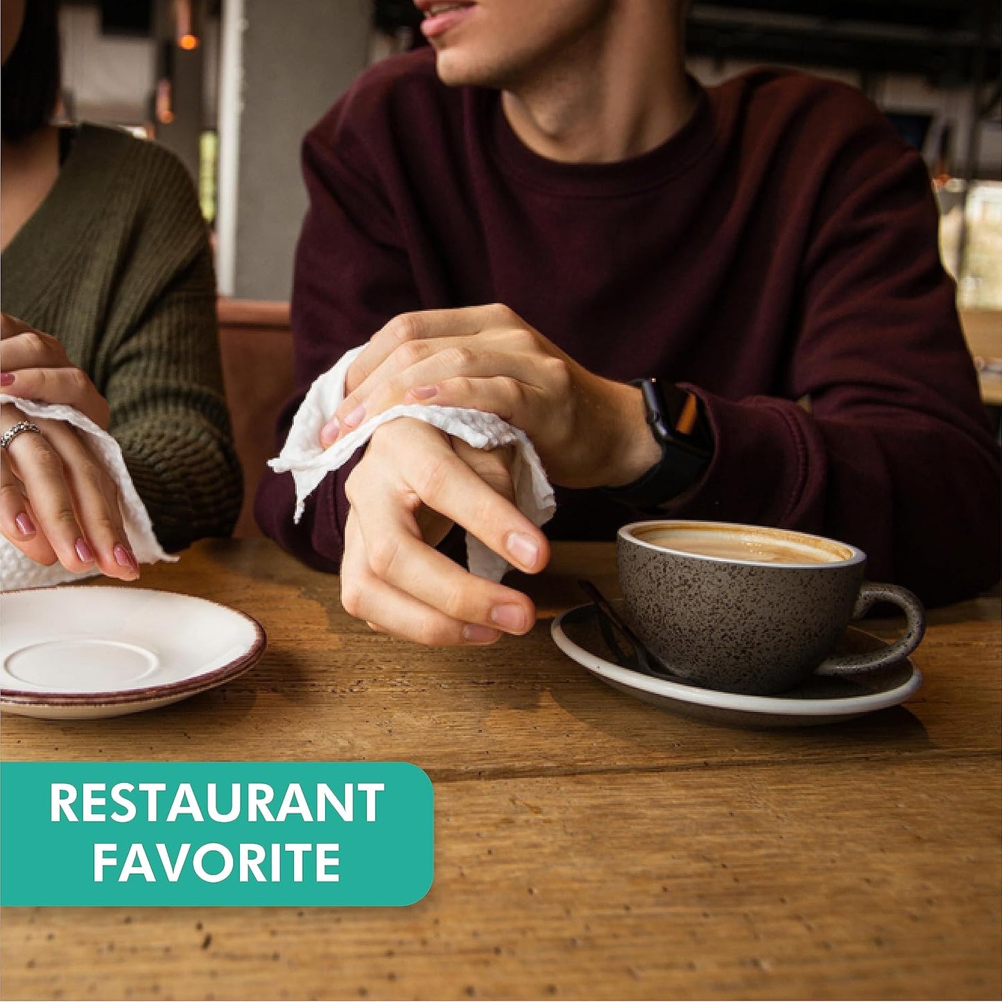 Handynaps Refreshing Hand Wipes, Alcohol-Free With Fresh Lemon Scent - Case of 1000 Individually Wrapped Wipes For Adults and Kids, Travel Essentials