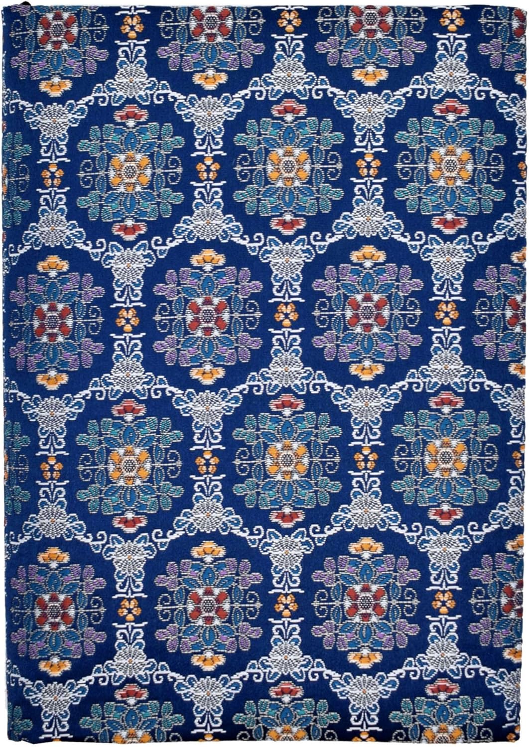 BLBMH Book Covers for Paperbacks Handmade Bookcover Fit for 5.5x8.5 inch Adjustable Fabric Softcover Protector for Women Book Lovers Gifts - Flower Blue B 8.5in