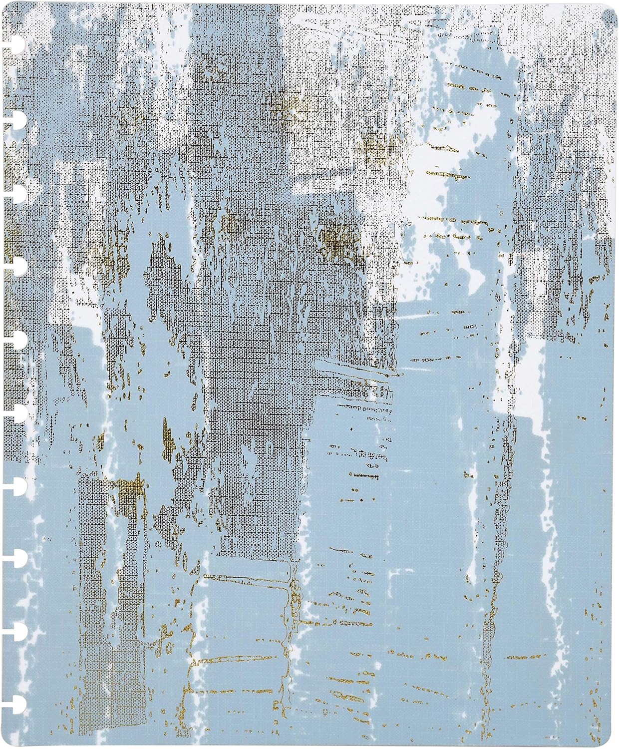 Talia Discbound Notebooks, Planner, Customizable, (xLuxe 2 Sky, Midsize (7.5in x 9.75in))