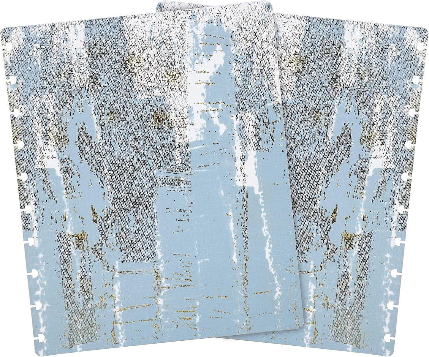 Talia Discbound Notebooks, Planner, Customizable, (xLuxe 2 Sky, Midsize (7.5in x 9.75in))