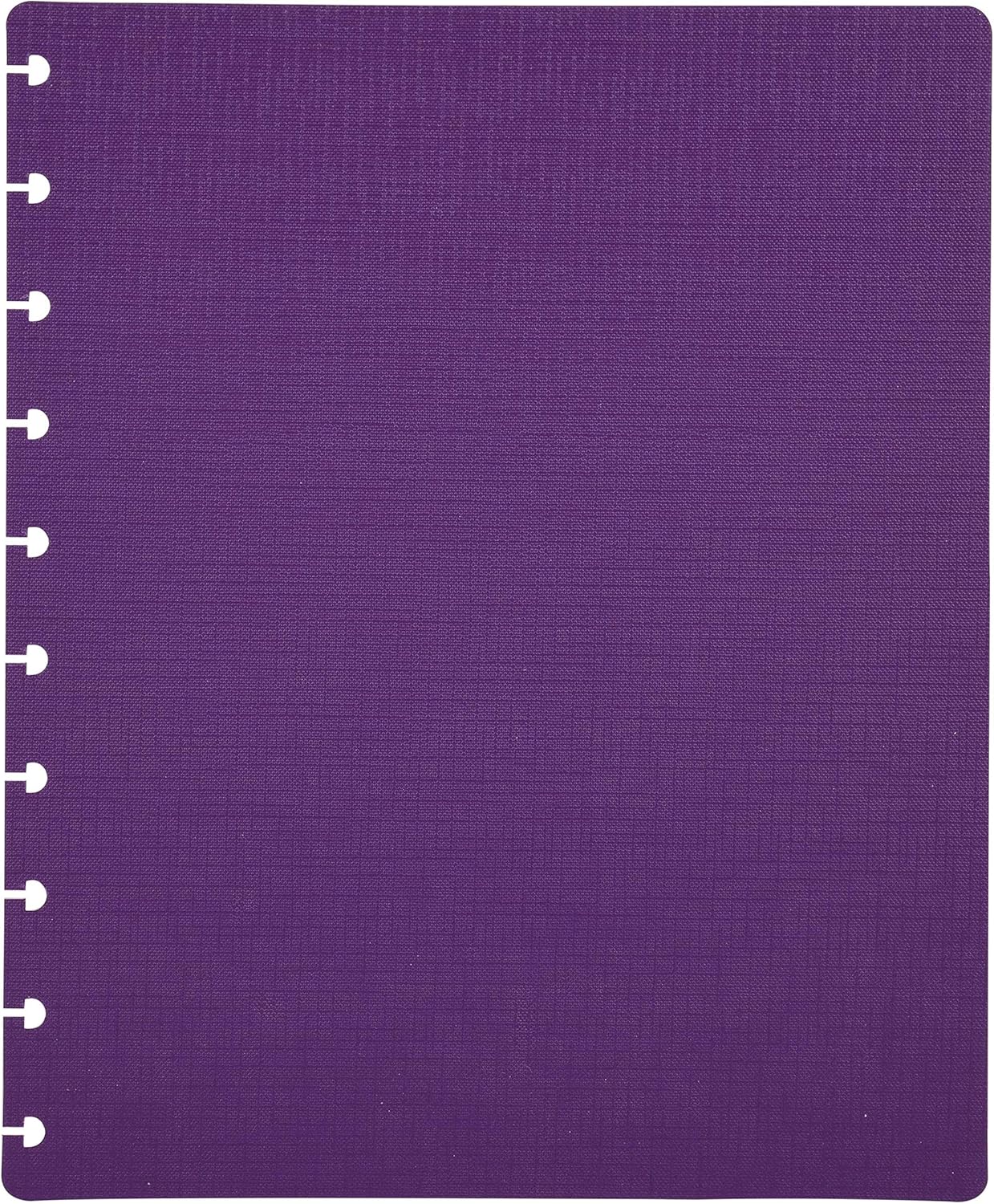 Talia Discbound Notebooks, Planner, Customizable, (Strong Purple, Midsize (7.5in x 9.75in))