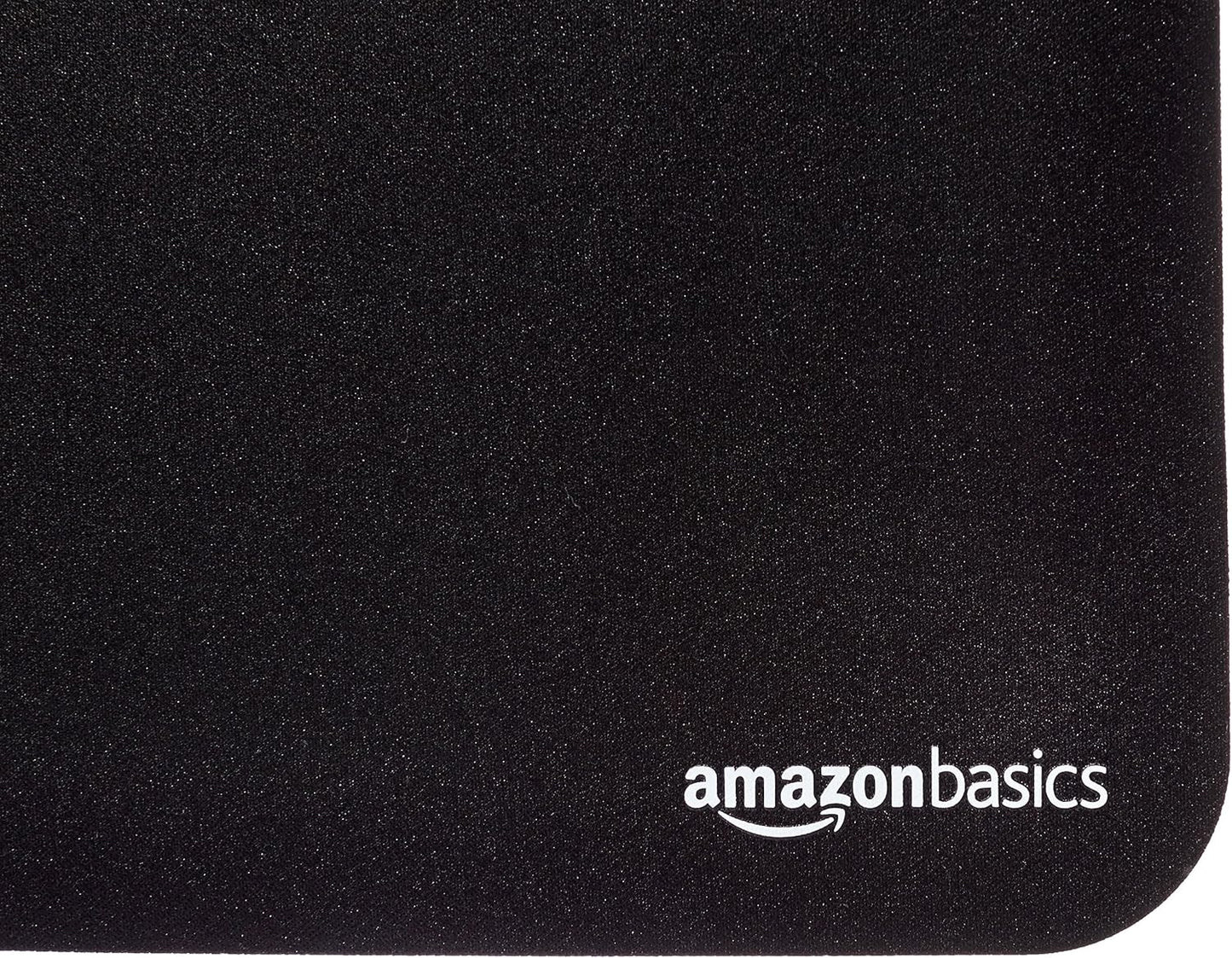 Amazon Basics Large Extended Computer Rectangular Mouse Pad, 16.7 x 35.7 inch, Black