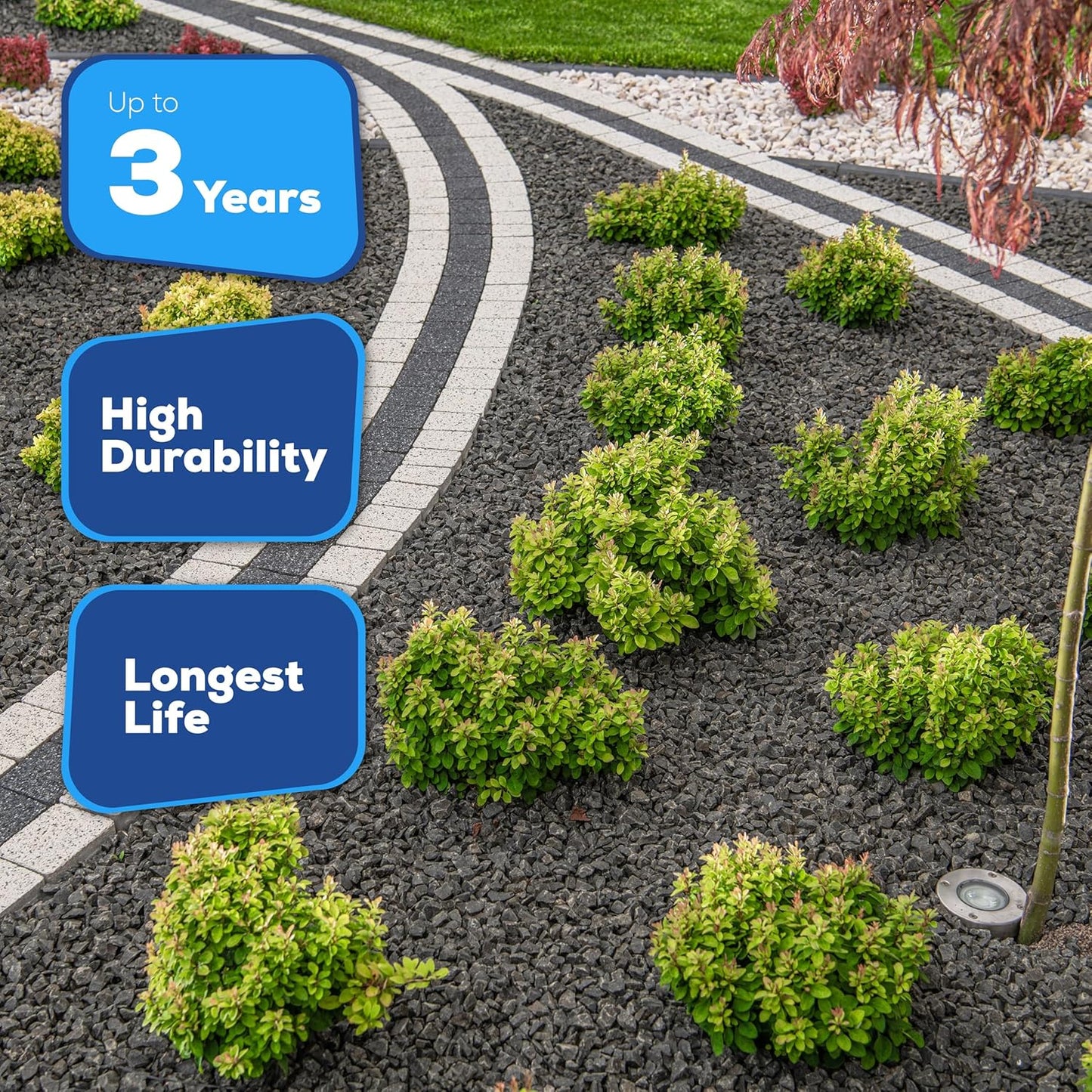 Superclear TerraLock Mulch Glue for Landscaping, 5 Gallon Rock Glue. Easy Spray, Easy Hold. Perfect for Mulch, Pea Gravel Large & Small, Rock, Straw and Stone, Pega para Piedras de Jardin