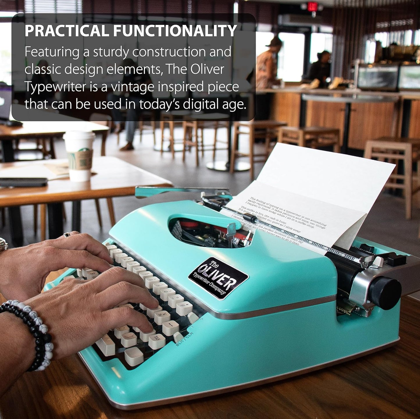Timeless Manual Typewriter, Mint